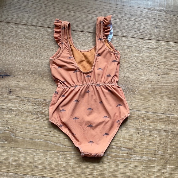 Zara Umbrella Print Swimsuit - Size 3/4 years - Picture 3 of 8